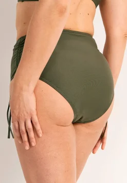 Discount Rynkad bikinitrosa med hög midja Badkläder|Plus Size