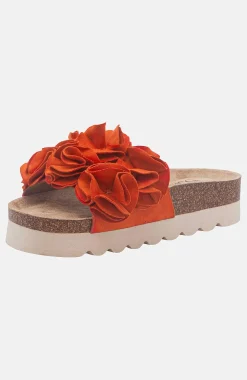 Sandal med dekorativ rem Sandaler