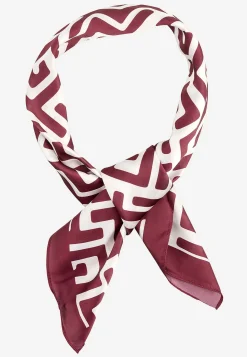 New Scarf i mönstrad satäng Accessoarer