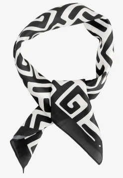 New Scarf i mönstrad satäng Accessoarer