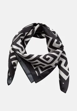 Clearance Scarf i mönstrad satäng Accessoarer