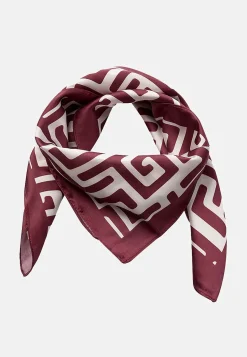 Clearance Scarf i mönstrad satäng Accessoarer