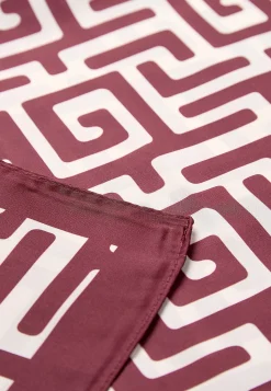 Clearance Scarf i mönstrad satäng Accessoarer