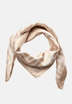 Clearance Scarf i mönstrad satäng Accessoarer