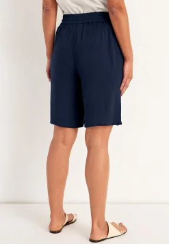 Clearance Shorts i viskoscrêpe Byxor|Shorts