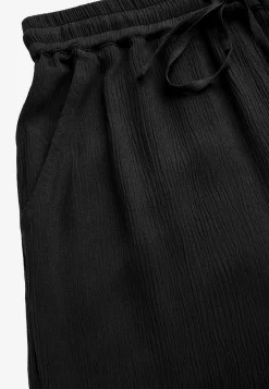 Shorts i viskoscrêpe Byxor|Shorts