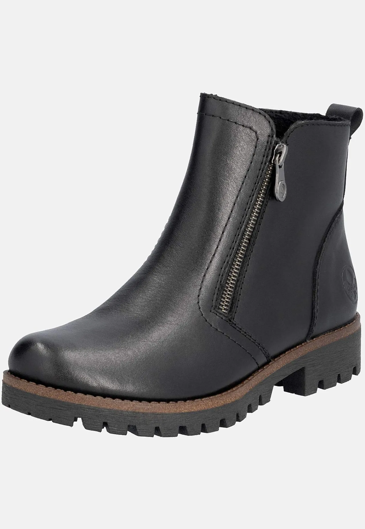 Clearance Skinnkänga med dubbla dragkedjor Kängor & Boots|Vinterskor