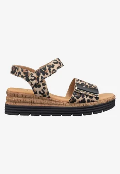 Discount Skinnsandal med kardborrestängning Skinnskor|Sandaler