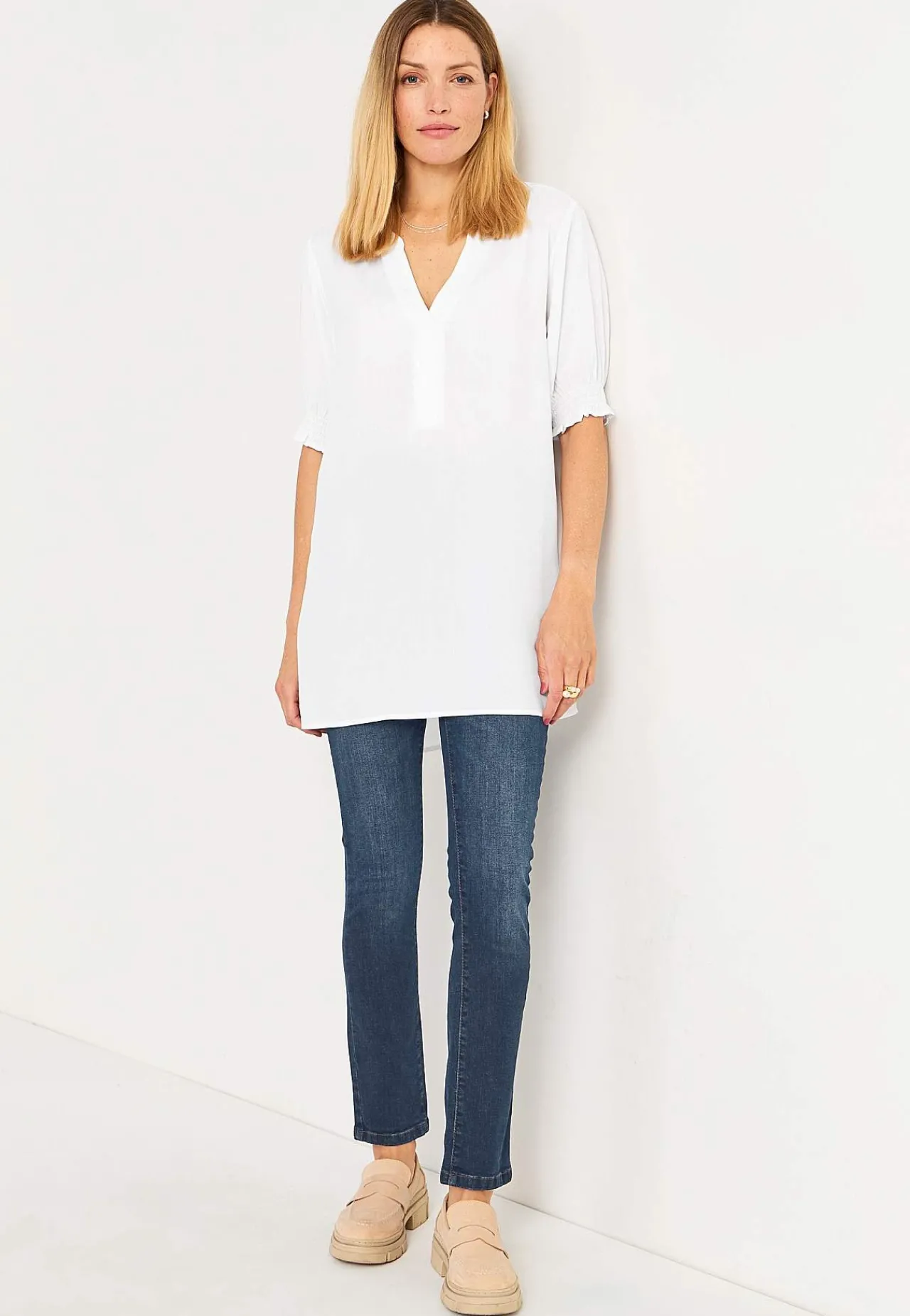 New Smala jeans med hög midja - tre längder Jennifer Byxor|Jeans