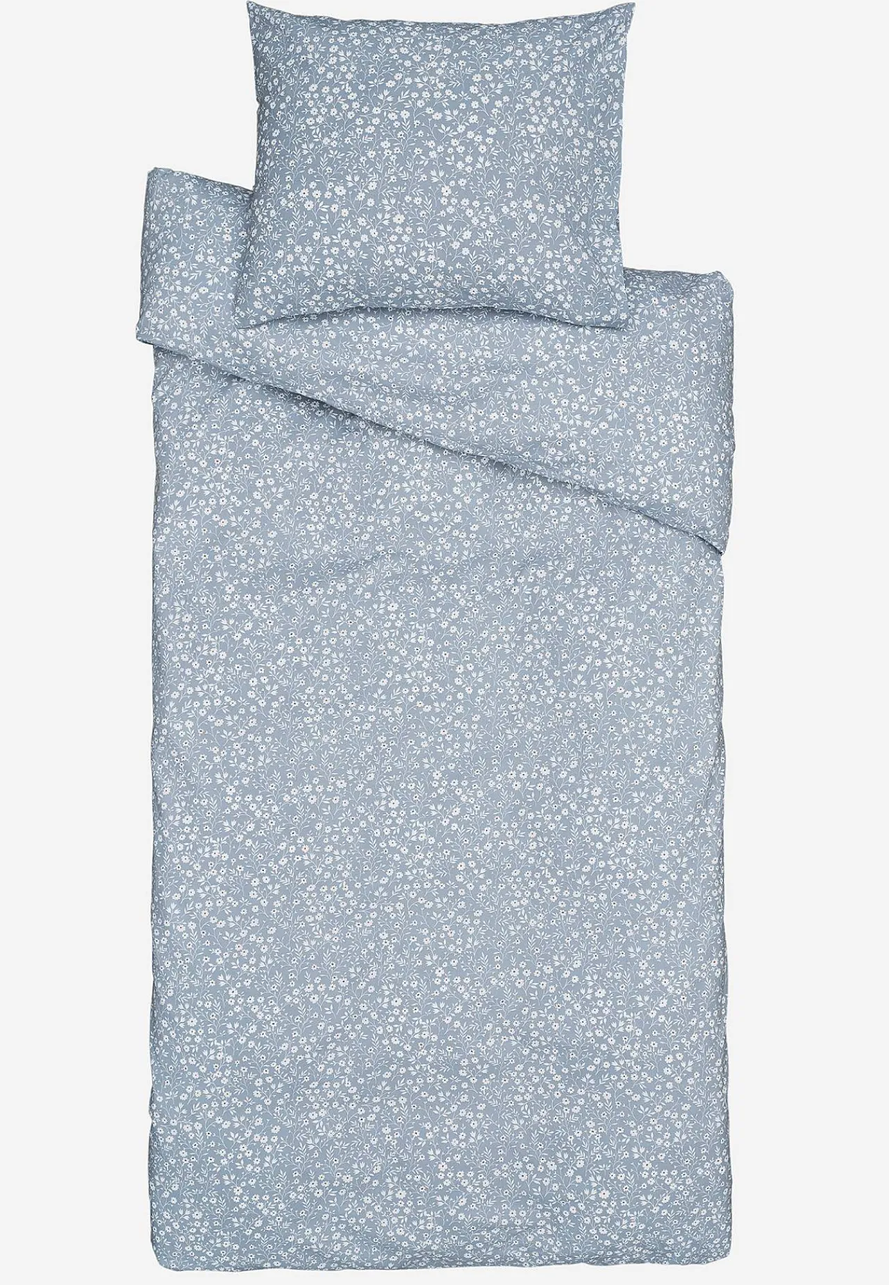 Clearance Småblommigt påslakanset 150x210 cm Bäddtextilier