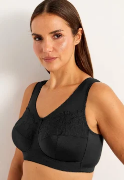 Sale Soft-bh med broderi Lily Basplagg|Plus Size