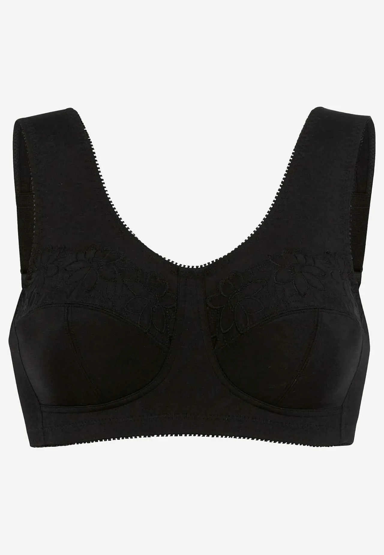 Sale Soft-bh med broderi Lily Basplagg|Plus Size