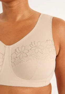 Soft-bh med broderi Lily 2-pack Basplagg|Plus Size