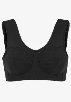 Soft-bh med broderi Lily 2-pack Basplagg|Plus Size