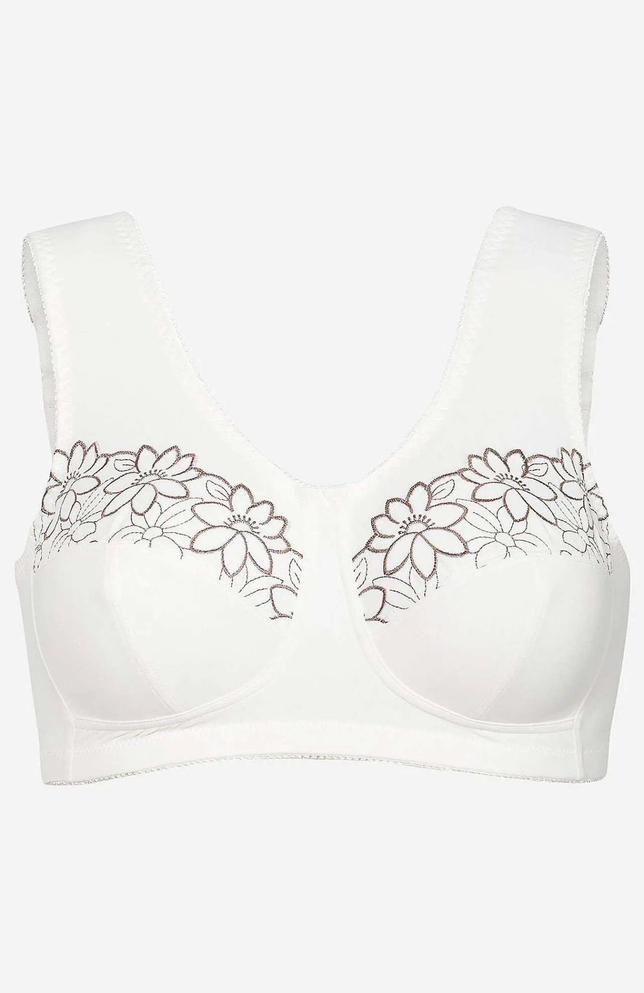 Hot Soft-bh med broderi Lily 2-pack Basplagg|Plus Size