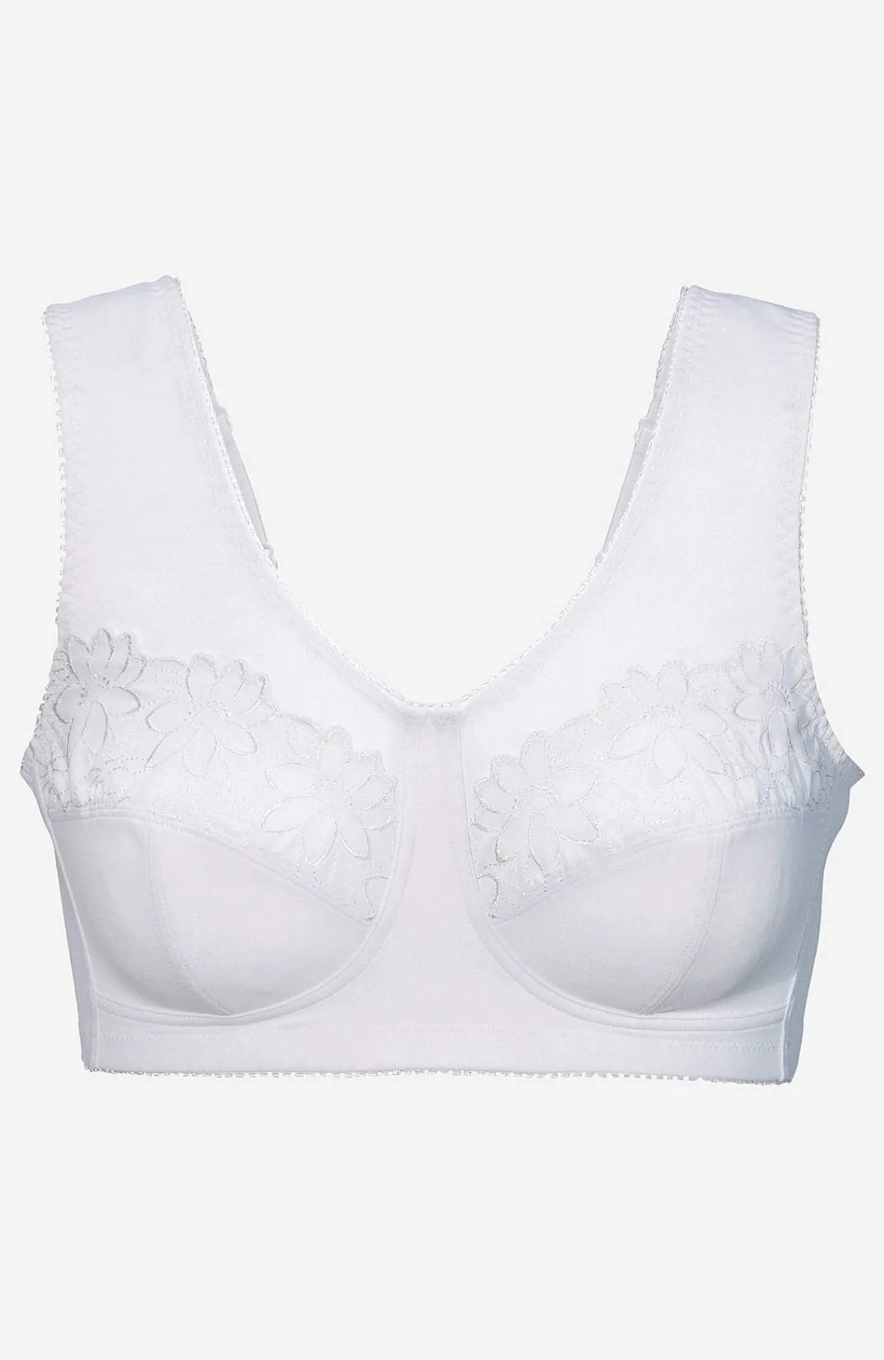 Hot Soft-bh med broderi Lily 2-pack Basplagg|Plus Size