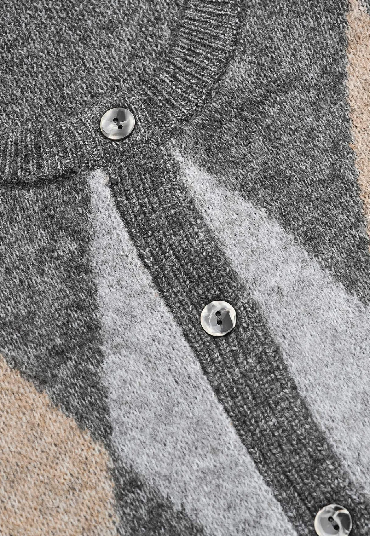Outlet Stickad cardigan Tröjor & Cardigans|Stickat
