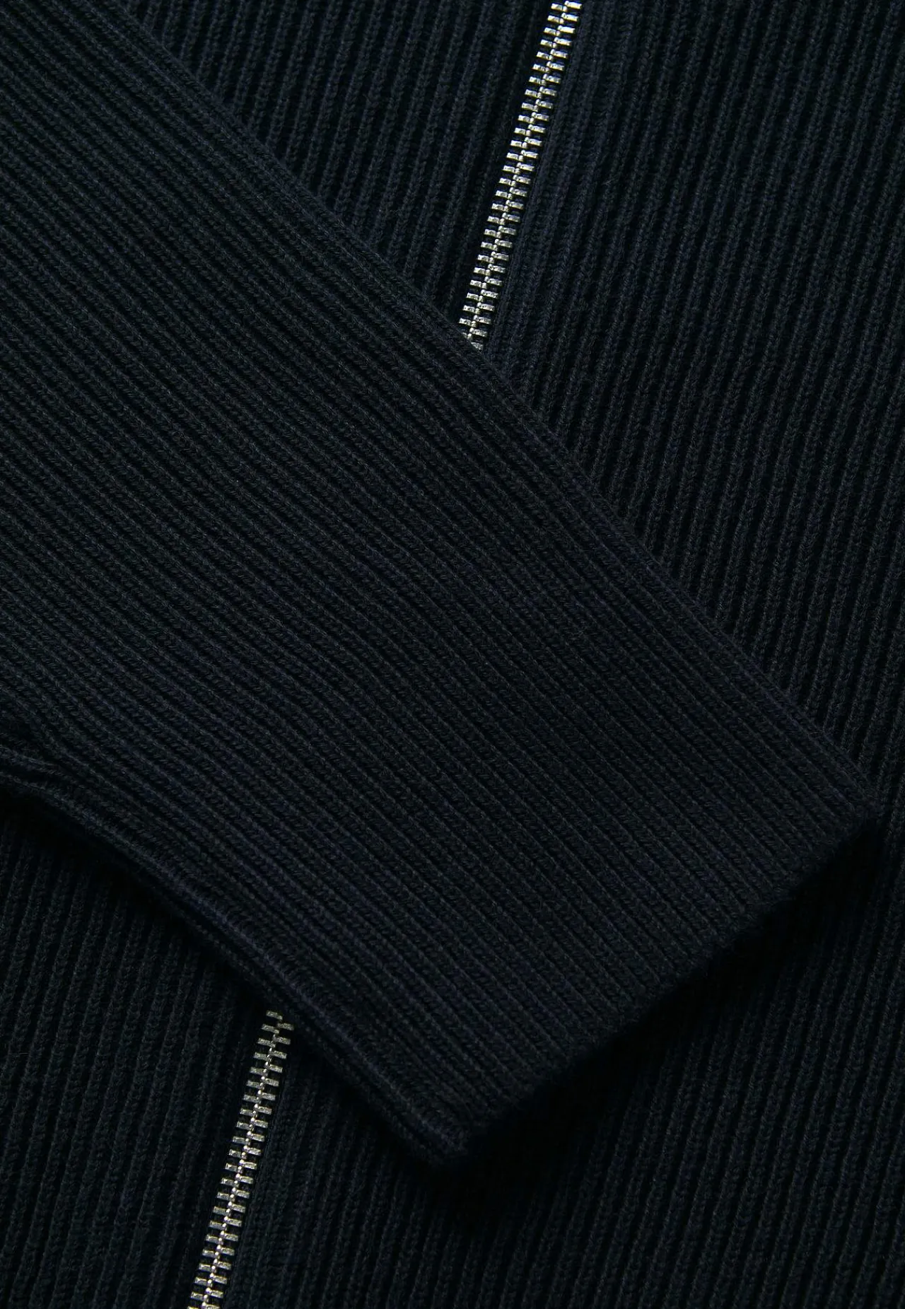 Online Stickad cardigan med dragkedja Tröjor & Hoodies