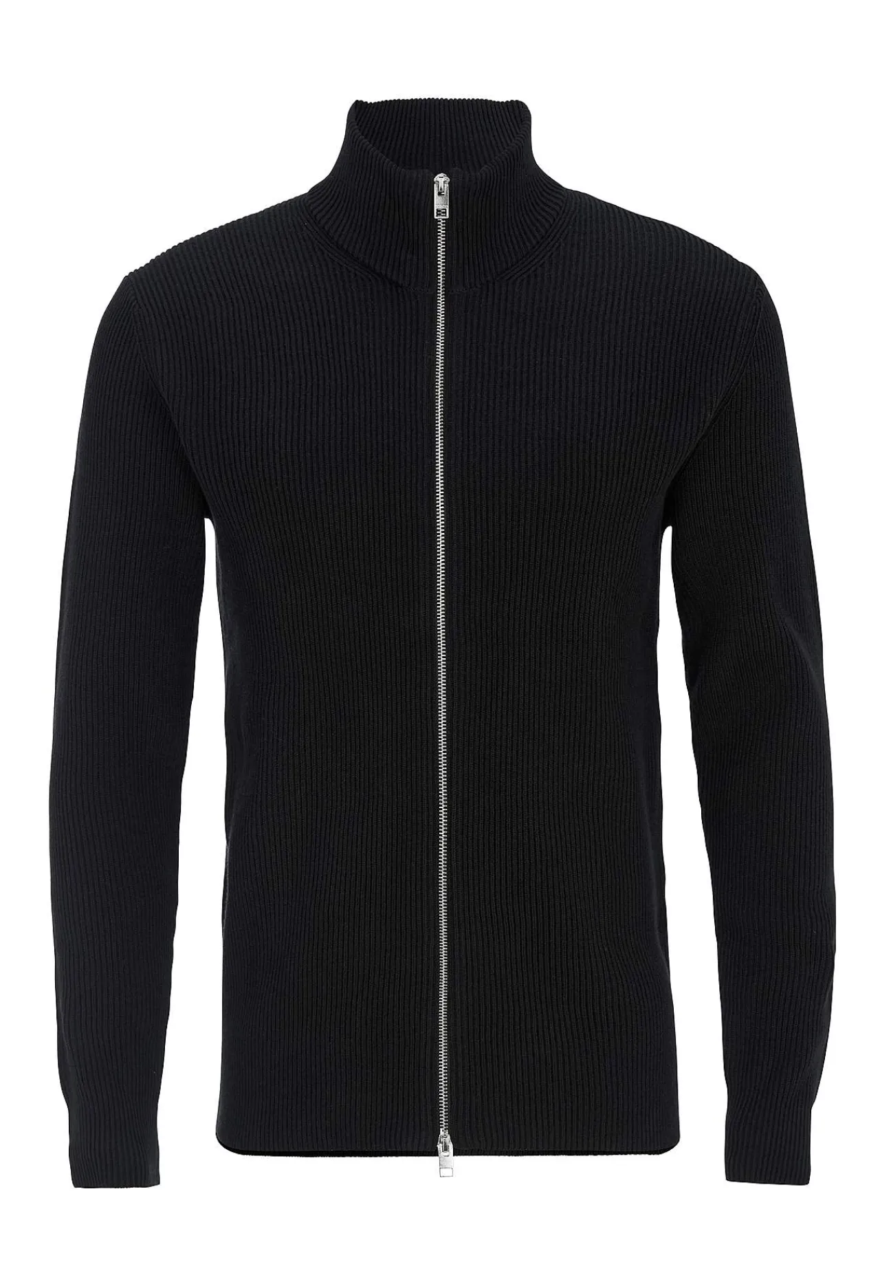 Online Stickad cardigan med dragkedja Tröjor & Hoodies