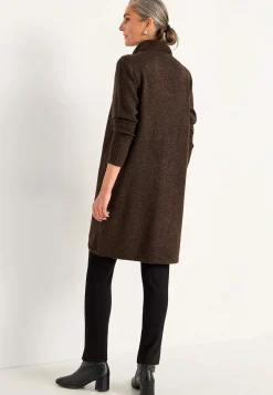 Clearance Stickad polotröja med omlottdetalj fram Tröjor & Cardigans|Stickat