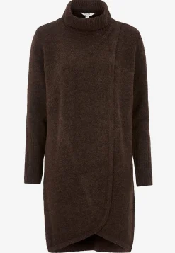 Clearance Stickad polotröja med omlottdetalj fram Tröjor & Cardigans|Stickat