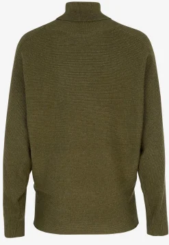 Discount Stickad polotröja med pingvinärmar Tröjor & Cardigans|Stickat
