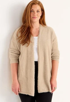 Clearance Stickad, öppen cardigan Tröjor & Cardigans|Stickat
