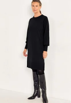 Online Stickad Premium klänning i merinoull Klänningar & Kjolar|Stickat