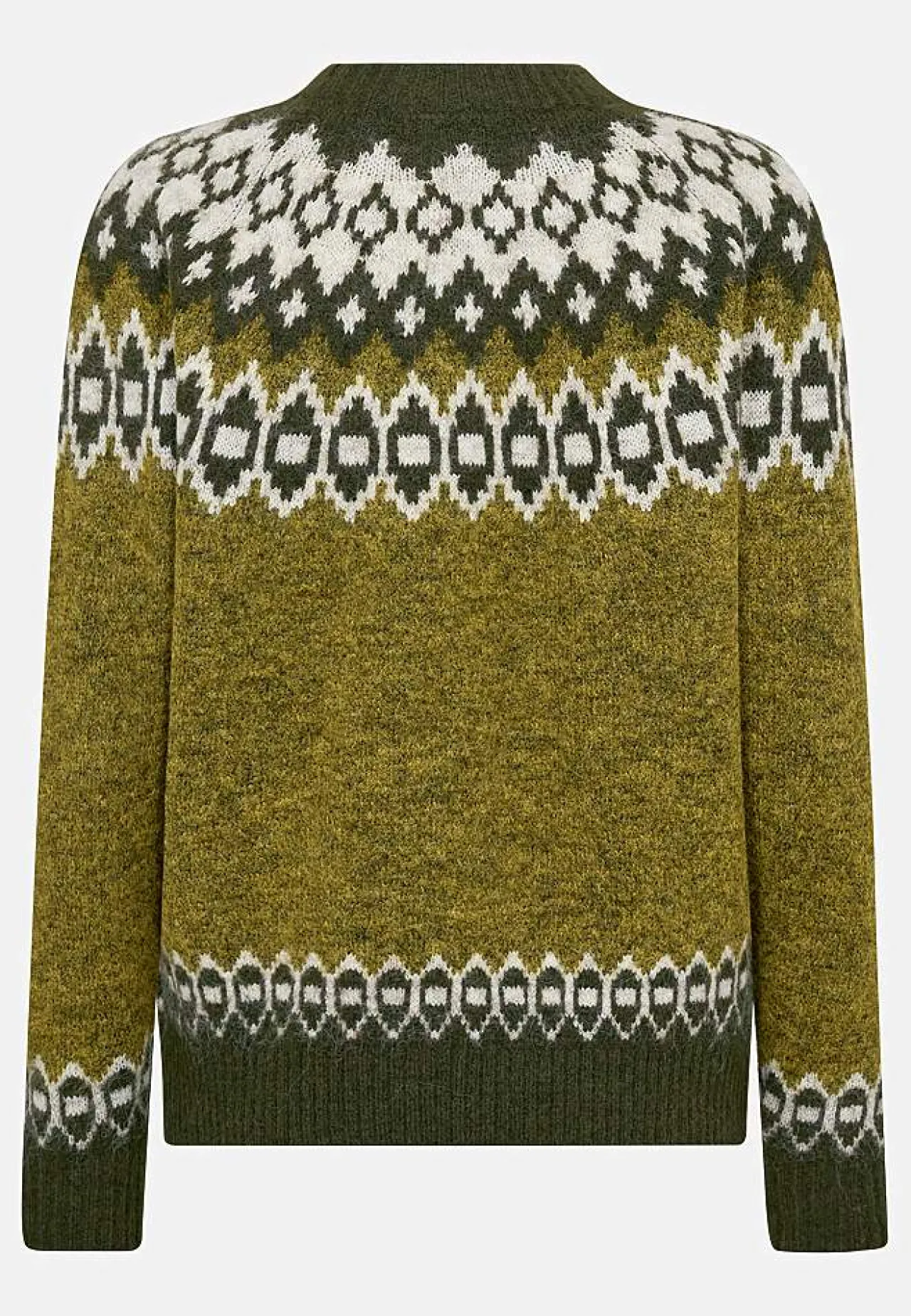 Clearance Stickad tröja med jacquardmönster Tröjor & Cardigans|Stickat