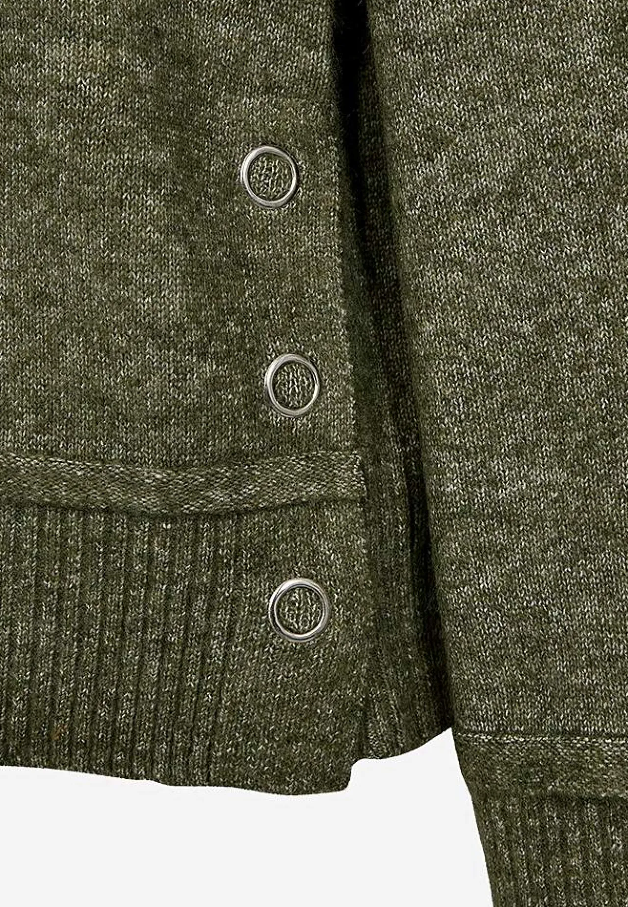 Hot Stickad tröja med krage Tröjor & Cardigans|Stickat