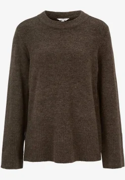 Hot Stickad tröja med rundhals Tröjor & Cardigans|Stickat