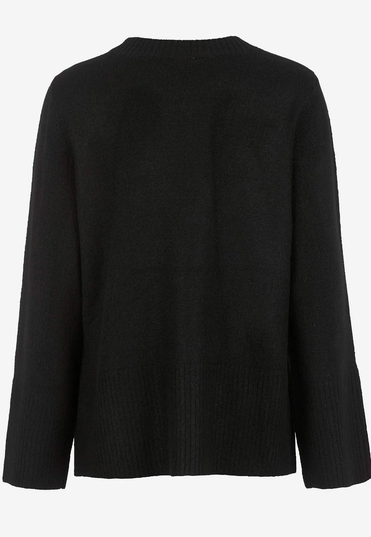 Stickad tröja med slitsar Tröjor & Cardigans|Stickat