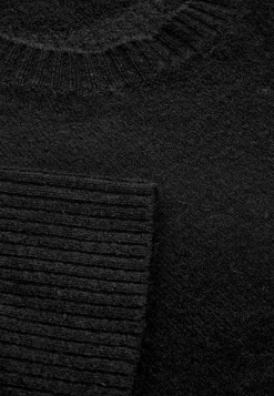 Stickad tröja med slitsar Tröjor & Cardigans|Stickat