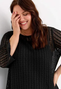 Online Stickad tunika Tröjor & Cardigans|Stickat