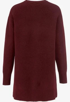 Sale Stickad tunika med slitsar Tröjor & Cardigans|Stickat