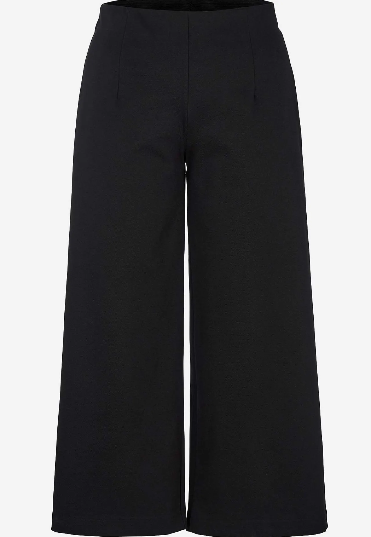 Sale Stretchig, elegant byxa med vida ben Byxor|Plus Size