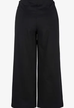 Sale Stretchig, elegant byxa med vida ben Byxor|Plus Size