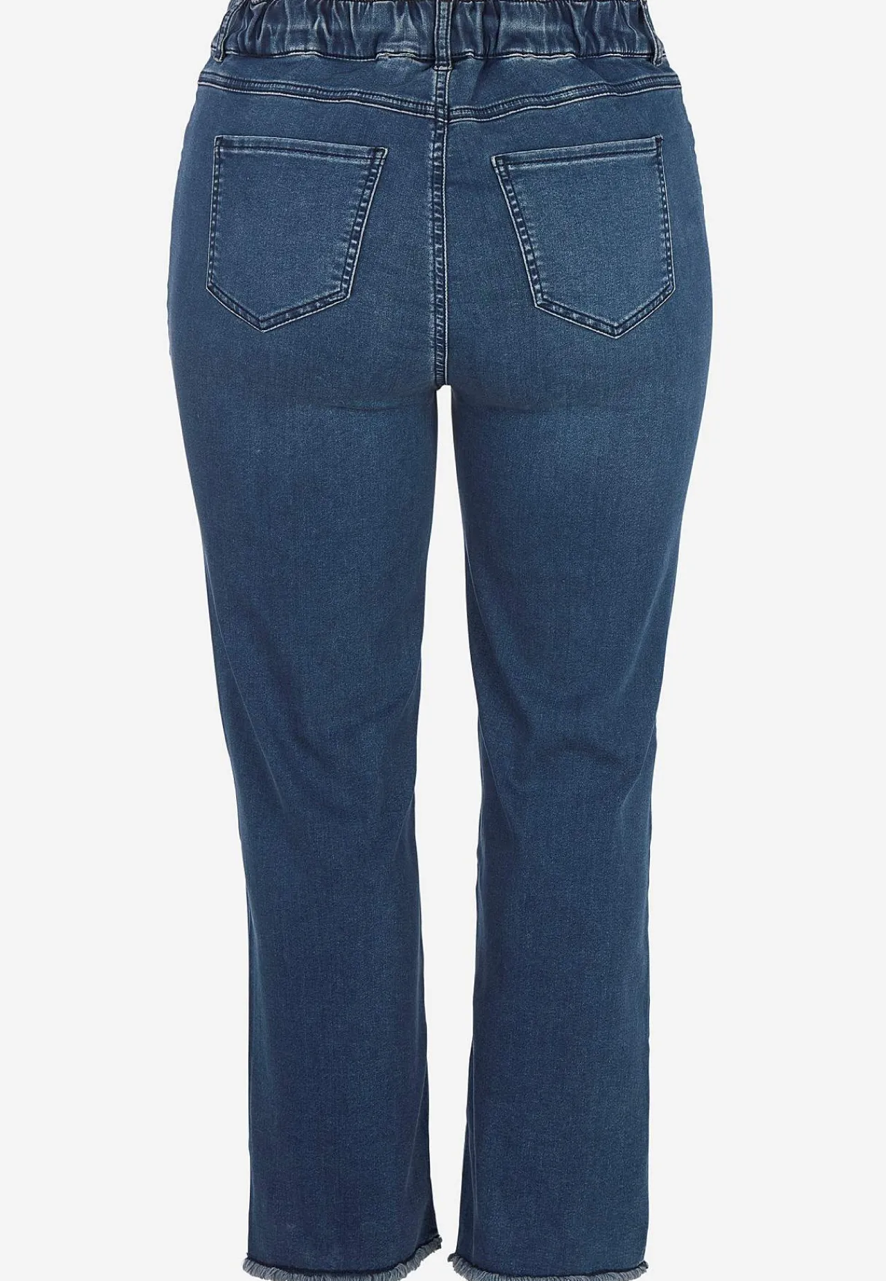 Hot Stretchiga jeans med hög resårmidja Byxor|Jeans