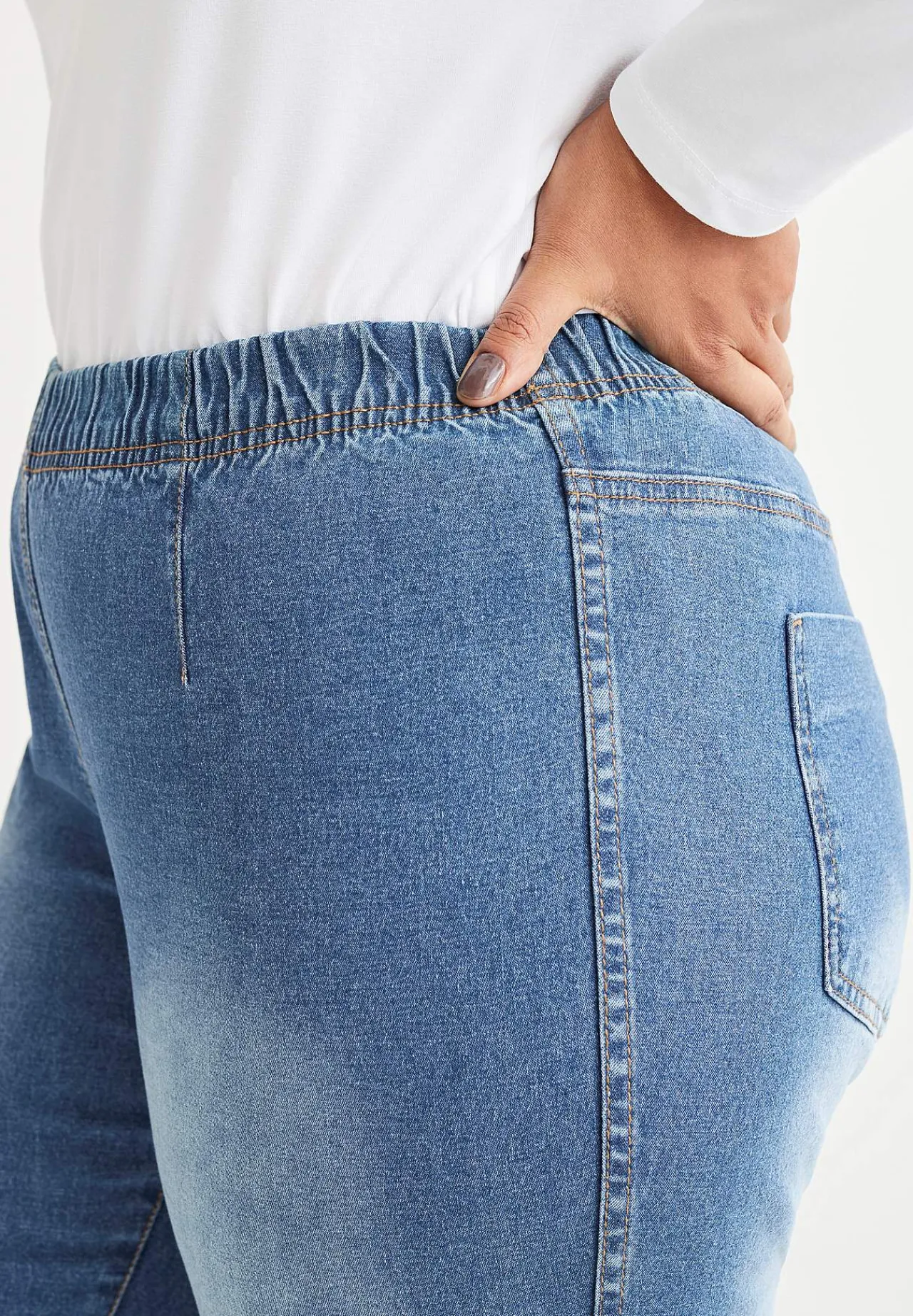 Discount Stretchiga jeggings Byxor|Jeans