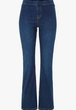 Stretchiga jeggings med bootcut Byxor|Jeans