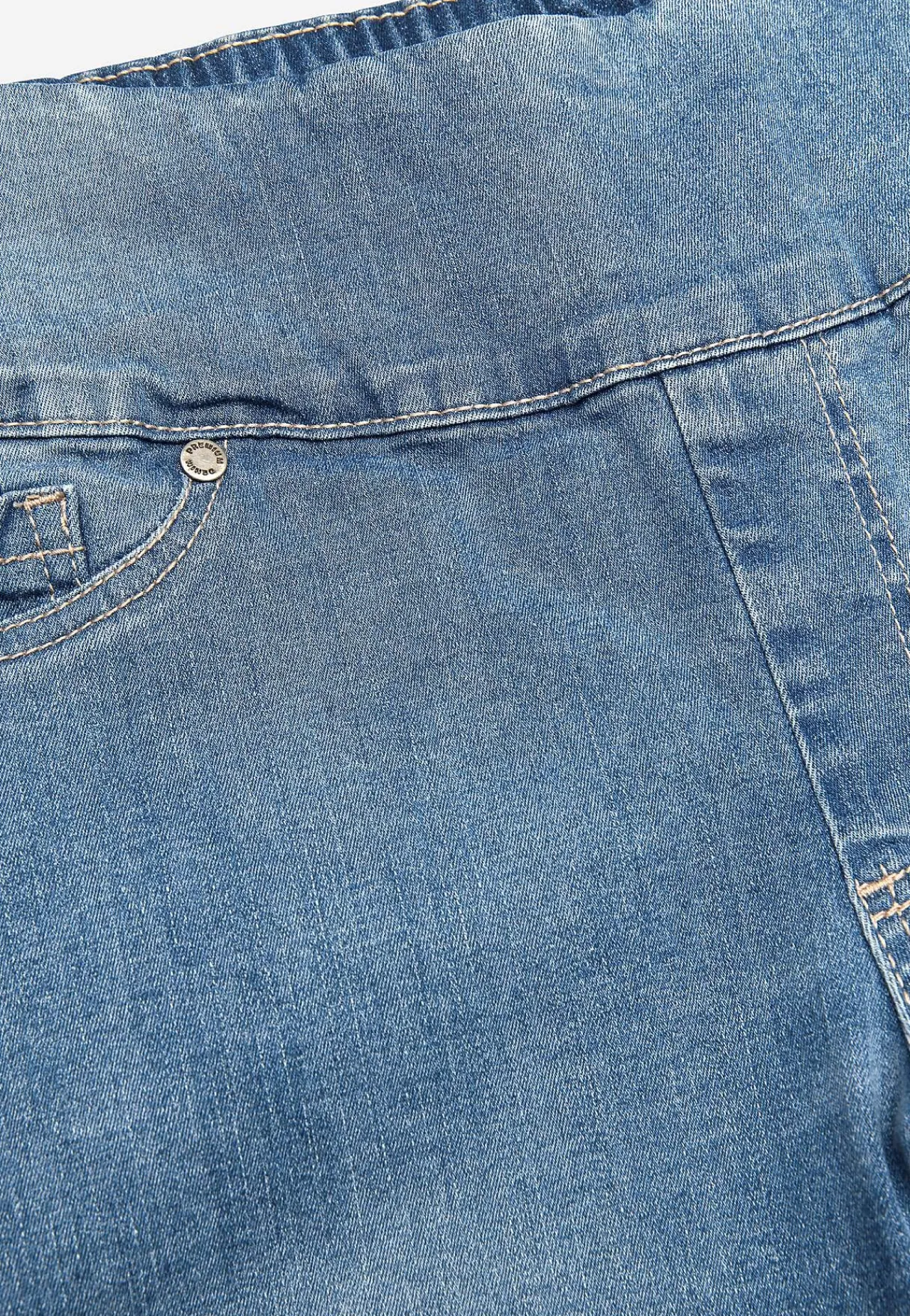Outlet Stretchiga jeggings med hög resårmidja Elin Byxor|Jeans