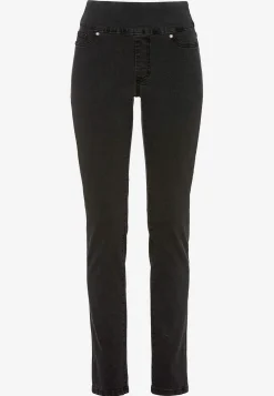 New Stretchiga jeggings med hög resårmidja Elin Byxor|Jeans