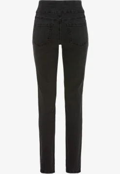 New Stretchiga jeggings med hög resårmidja Elin Byxor|Jeans