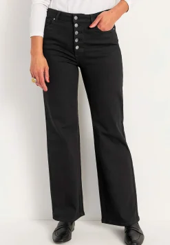 Clearance Stretchjeans med hög midja Byxor|Jeans