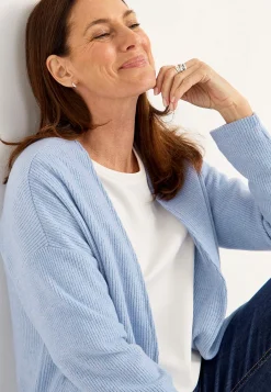 New Supermjuk cardigan med fickor Beata Tröjor & Cardigans|Stickat