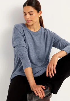 Clearance Supermjuk, långärmad trikåtopp Toppar & T-Shirts|Plus Size