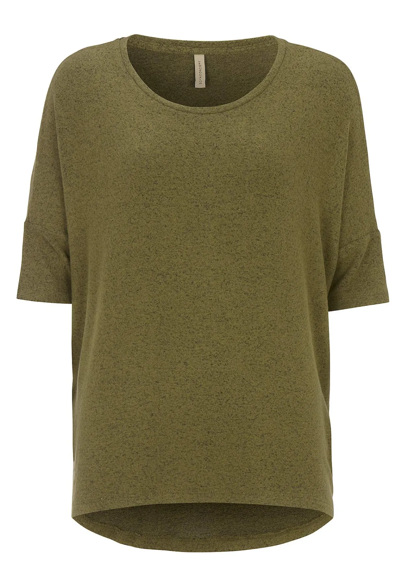 Clearance Supermjuk, melerad trikåtopp Toppar & T-Shirts