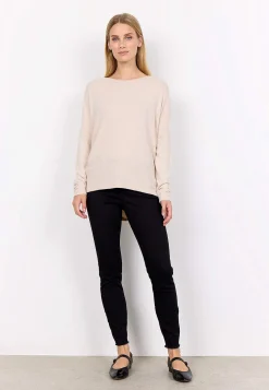 Outlet Supermjuk, melerad trikåtopp Tröjor & Cardigans|Toppar & T-Shirts