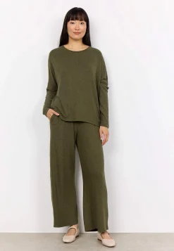 Outlet Supermjuk, melerad trikåtopp Tröjor & Cardigans|Toppar & T-Shirts