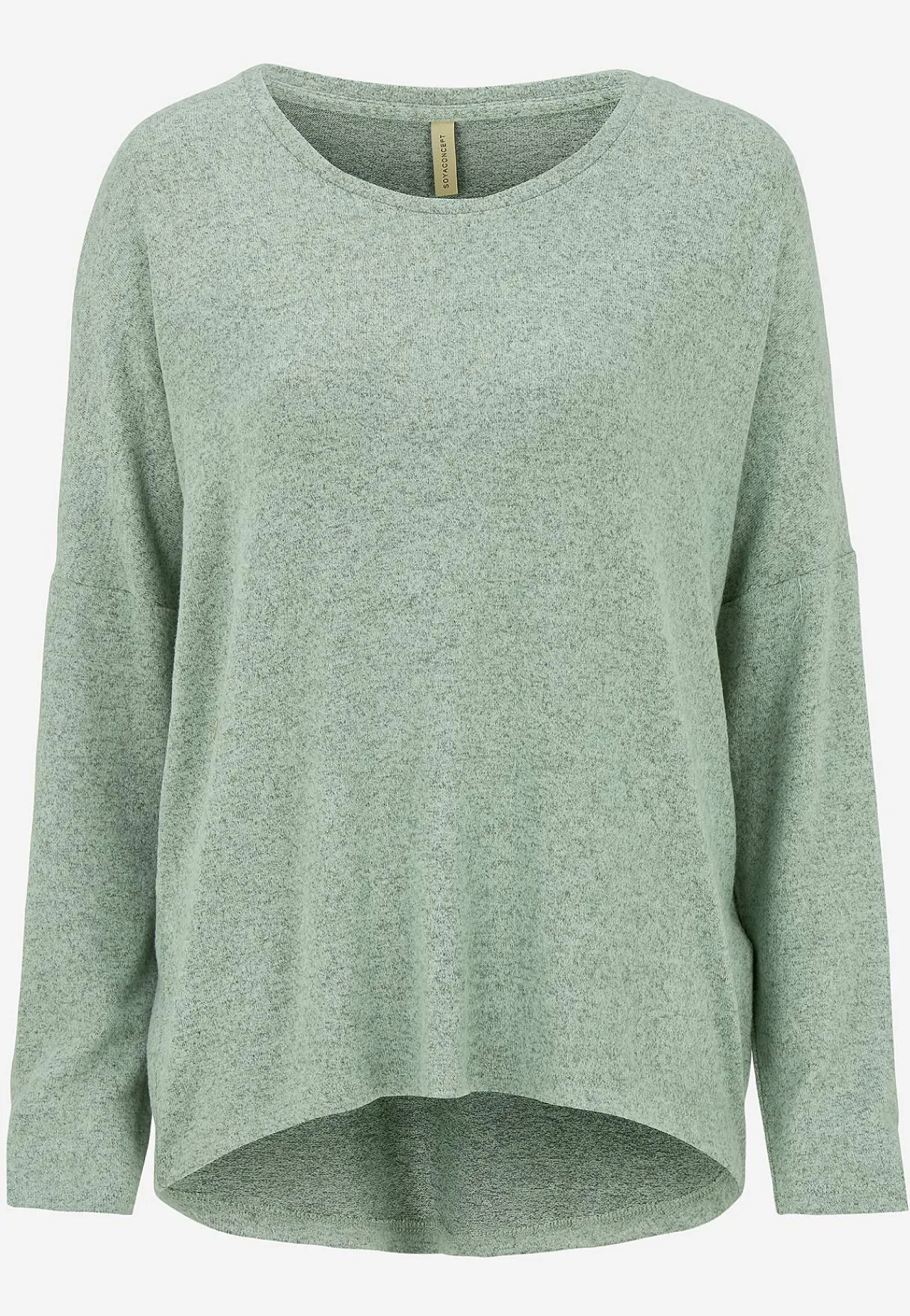 Outlet Supermjuk, melerad trikåtopp Tröjor & Cardigans|Toppar & T-Shirts